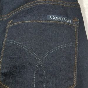 Calvin Klein Stretch Straight Legs Dark Wash Jean